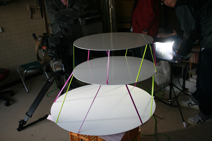 スチール製テーブルの製作画像