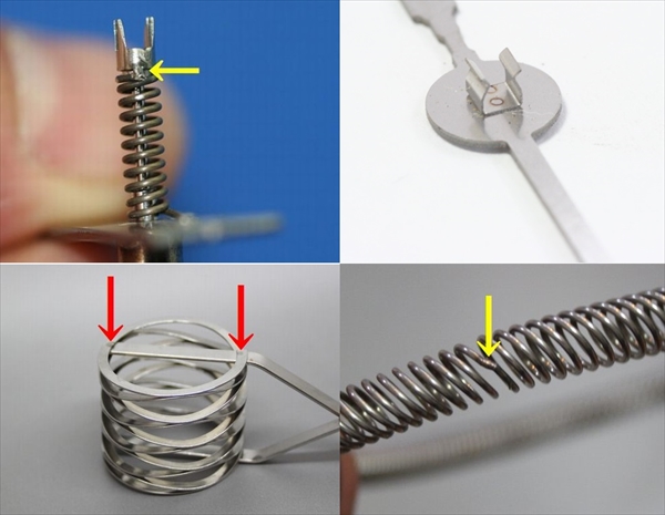 スプリング　溶接