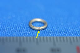 線形φ1.0のマイクロバット溶接加工品画像